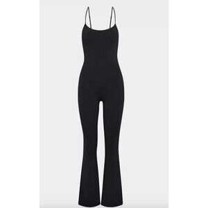 Wilfred Free Aritzia Divinity Kick Flare Jumpsuit in Black Size XS